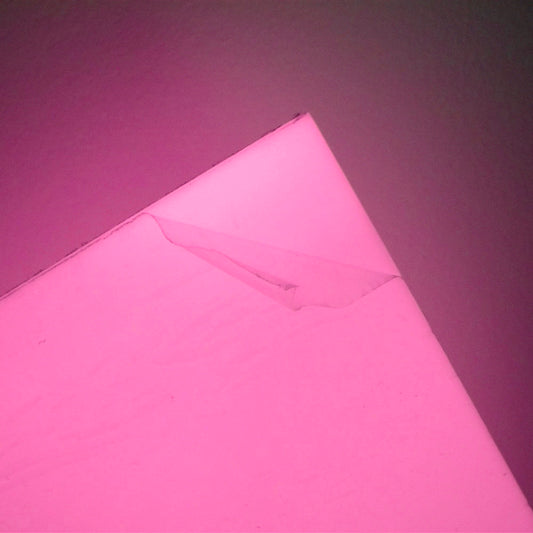 3mm Acrylic - Glow In The Dark Phosphorescent Acrylic - Pink