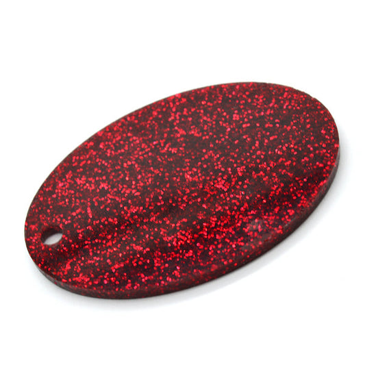 3MM ACRYLIC GLITTER - RED *SECONDS* (0133)