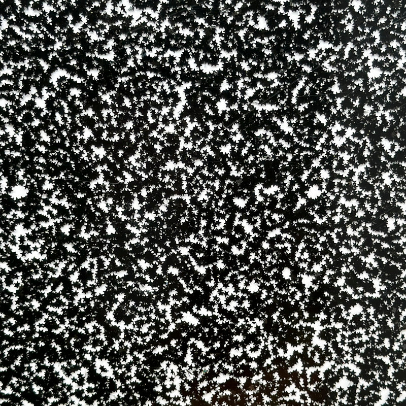 3mm Acrylic - Star Sequins Confetti - Black