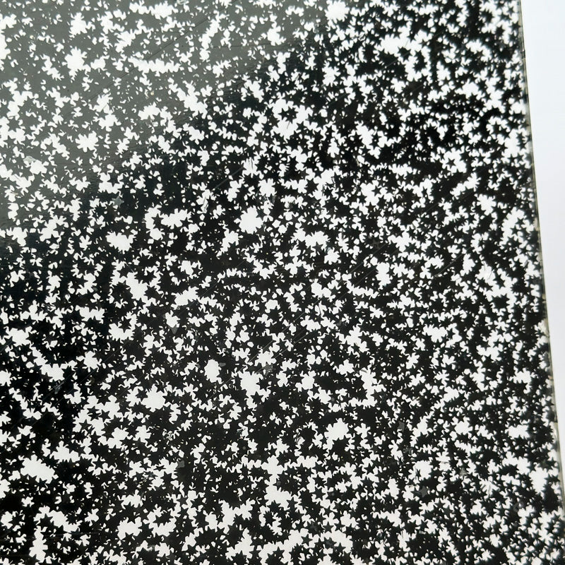 3mm Acrylic - Star Sequins Confetti - Black