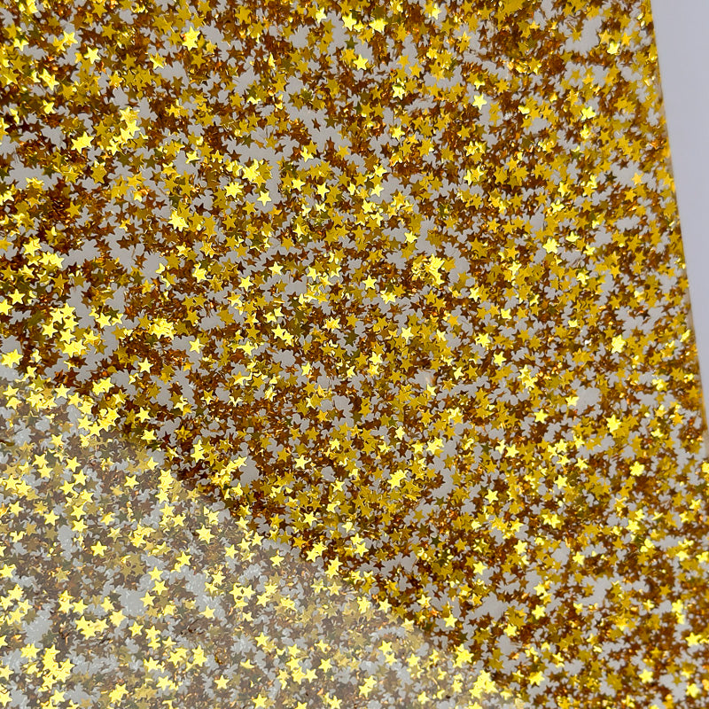 3mm Acrylic - Star Sequins Confetti - Gold