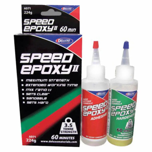 Pegamento Speed ​​Epoxy II (60 minutos) Botellas de 224 g