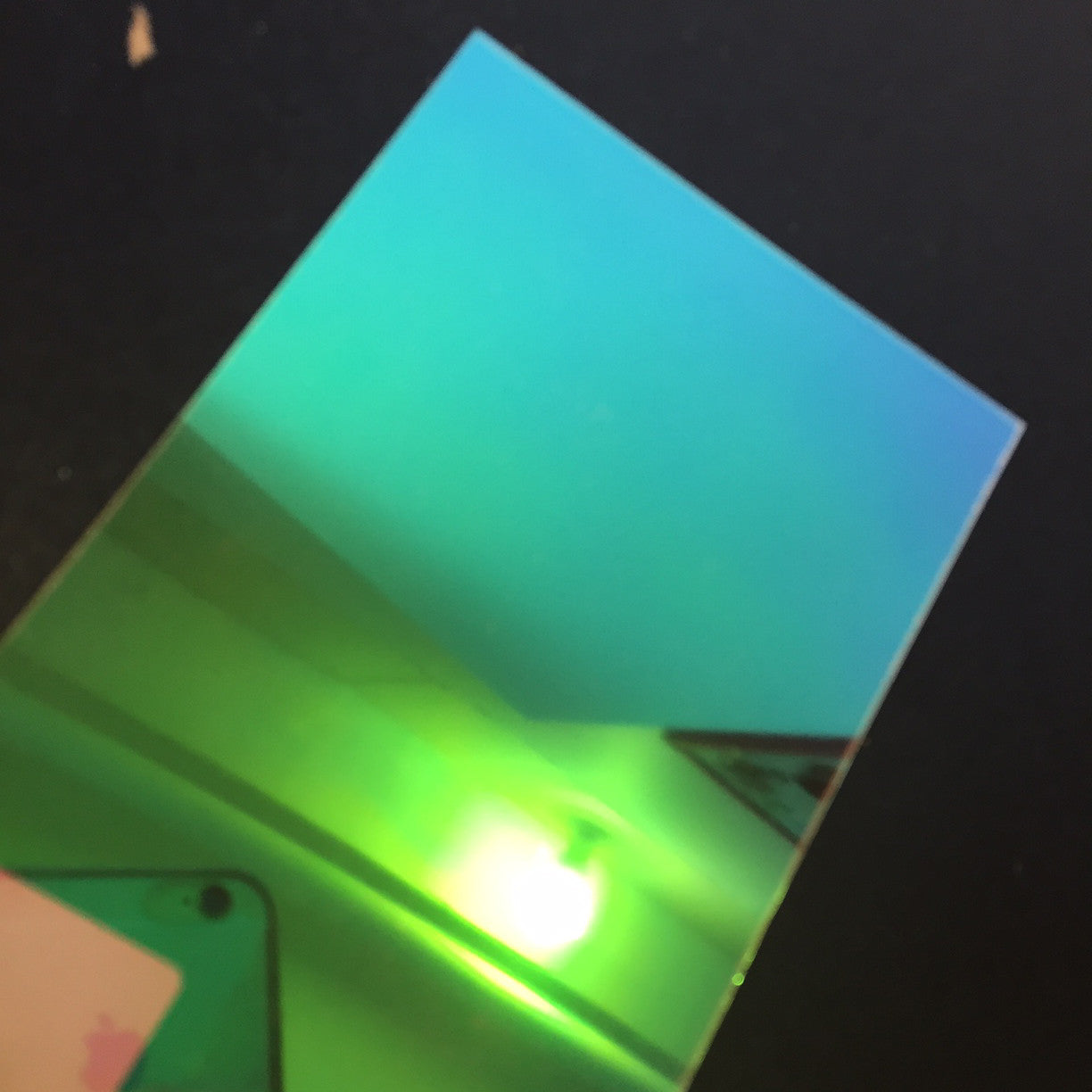 Hoja acrílica iridiscente de valor de 3 mm