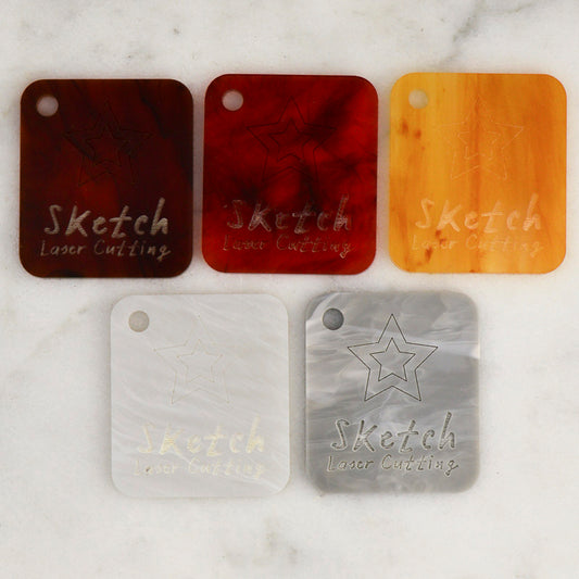 Material Sample Set - Natural Marbles (x5 Swatches)