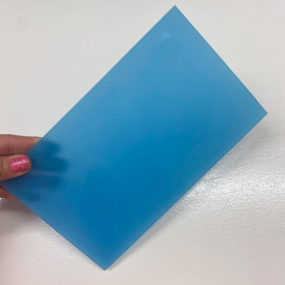 Acrylique 3 mm - Acrylique phosphorescent qui brille dans le noir - Bleu