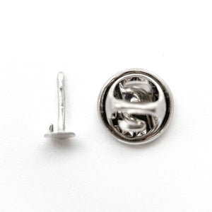 Pin back and clasp 5mm (10pcs)