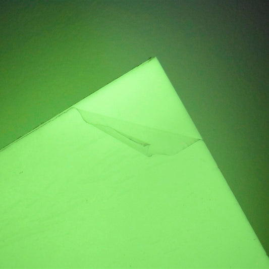 3mm Acrylic - Glow In The Dark Phosphorescent Acrylic - Green