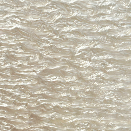 3mm Acrylic - Pearl Marble - Pale Cream (SW24)