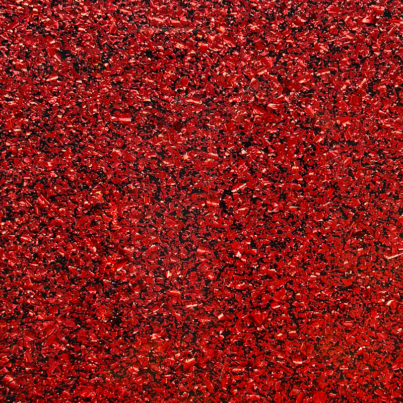 3mm Acrylic - Disco Chunky Shards Glitter - Red (Extra)