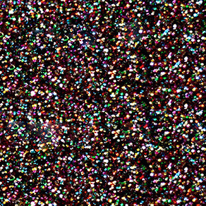 3mm Acrylic Glitter - Black Rainbow