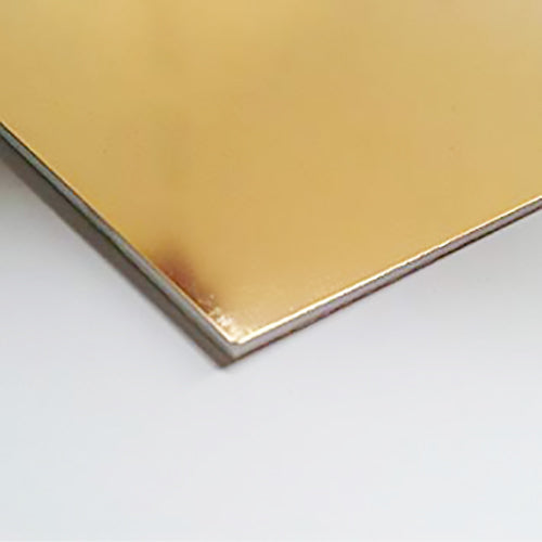 1mm Gold High Impact Polystyrene (HIPS) Sheet