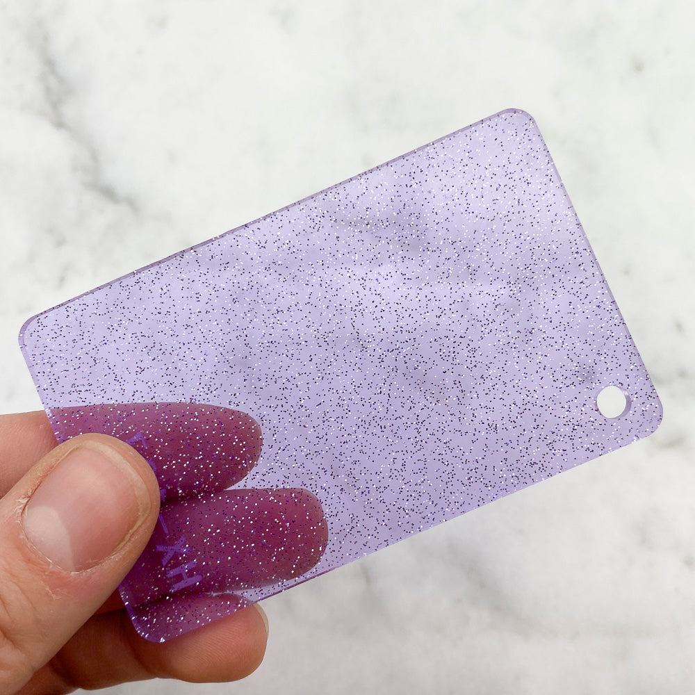 Acrílico de 3 mm - Brillo de color transparente - Púrpura