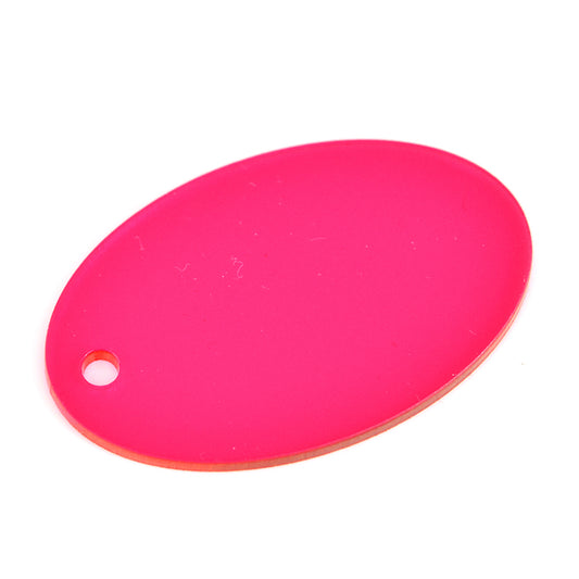 5MM ACRYLIC FLUORESCENT (FLUO/ NEON) TRANSPARENT - PINK