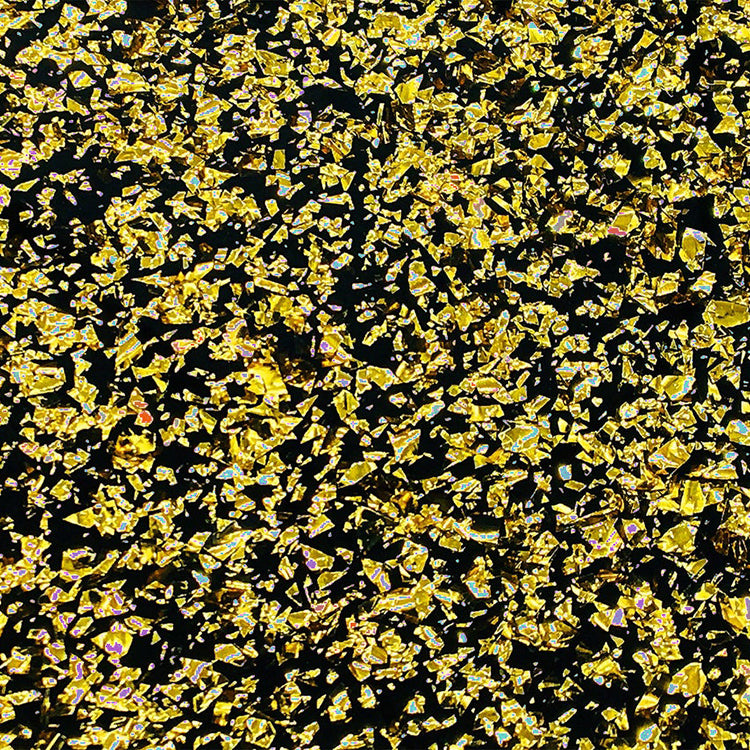 Acrylique 3 mm - Disco Chunky Shards Glitter - Radiant Golden 