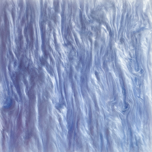 Acrylique 3 mm - Marbre nacré - Bleu ciel (SW05)