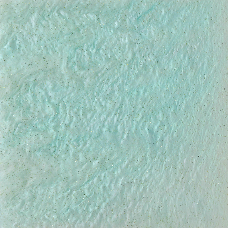 Acrylique 3 mm - Marbre scintillant scintillant - Bleu glacier