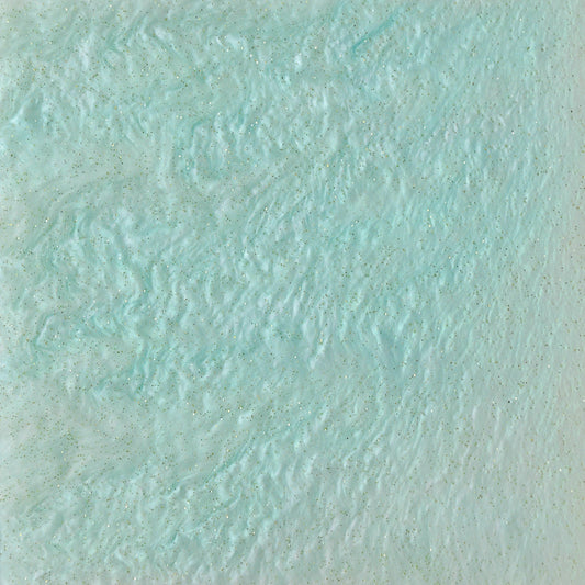 Acrylique 3 mm - Marbre scintillant scintillant - Bleu glacier