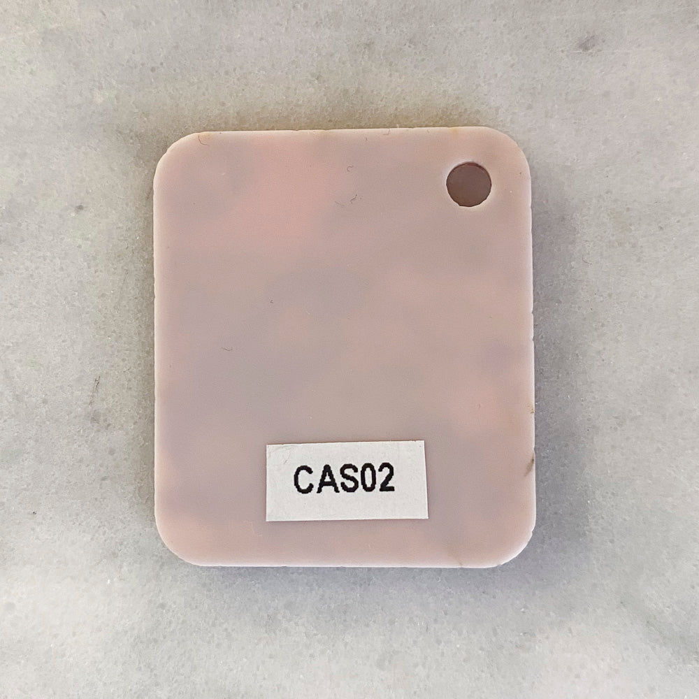 Celluloïd Abalone Shell Acrylique 3mm - Blush CAS02
