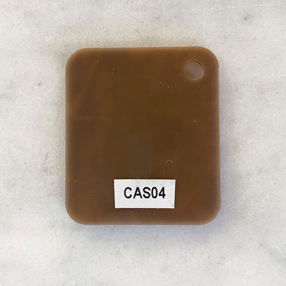 Celluloïd Abalone Shell Acrylique 3mm - Tan CAS04