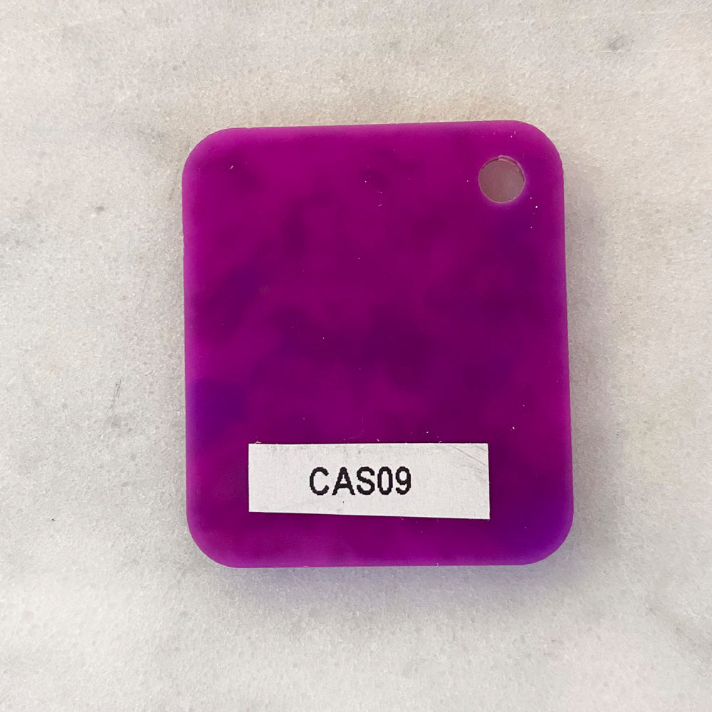 Celluloïd Abalone Shell Acrylique 3mm - Fuchsia CAS09