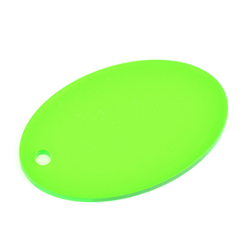3MM ACRYLIC FLUORESCENT (FLUO/ NEON) TRANSPARENT - BRIGHT GREEN (NEW)