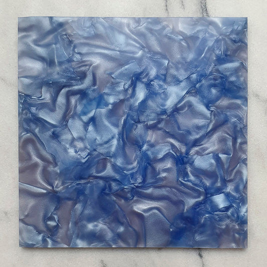 Acrylique 3mm - Cristal Minéral - Bleu Denim