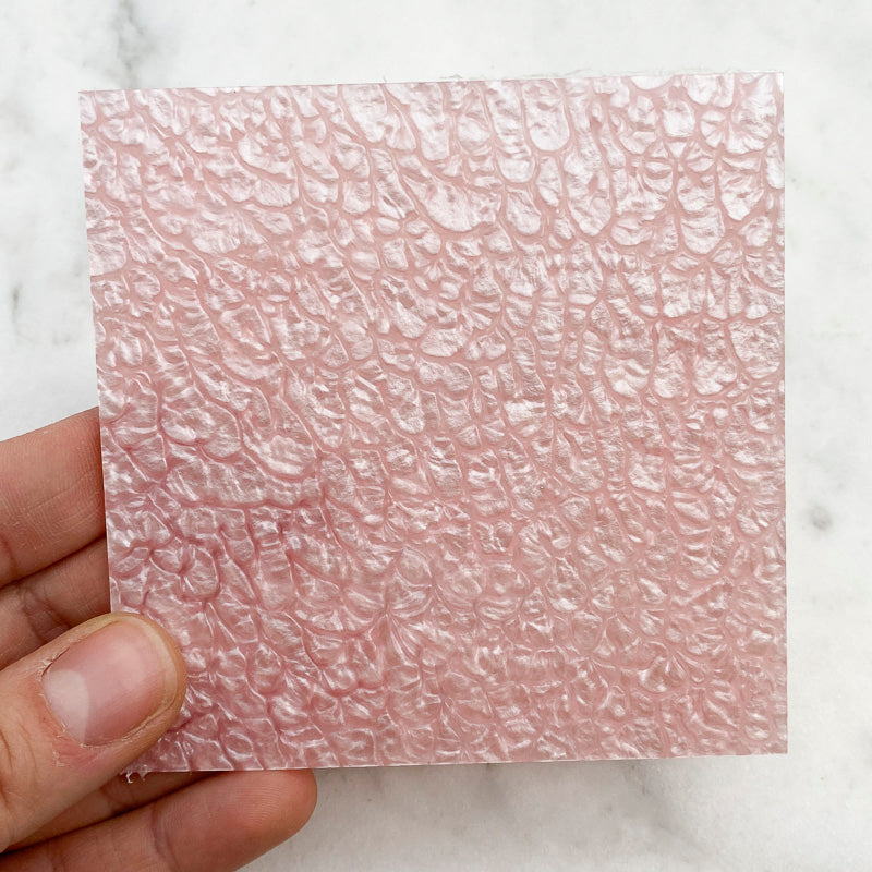 3MM PYTHON MARBLE - Baby Pink โ Sketch Laser Cutting