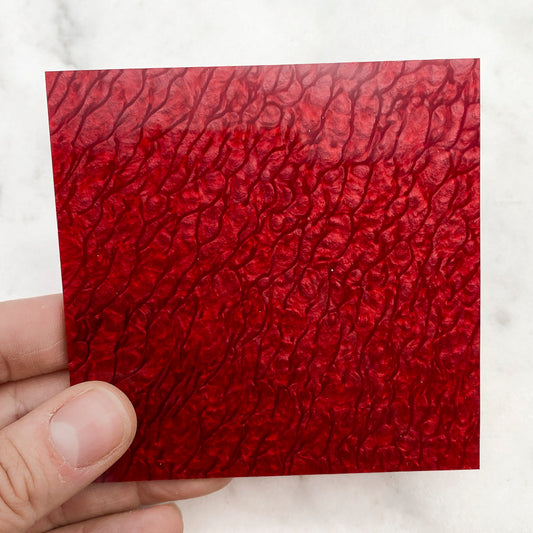 3MM PYTHON MARBLE - Red