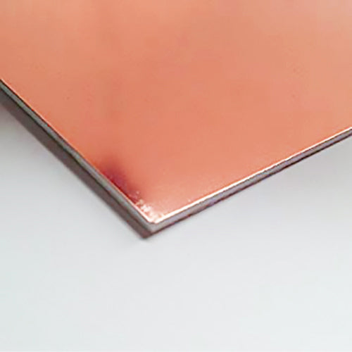 Hoja de poliestireno de alto impacto (HIPS) de oro rosa de 1 mm