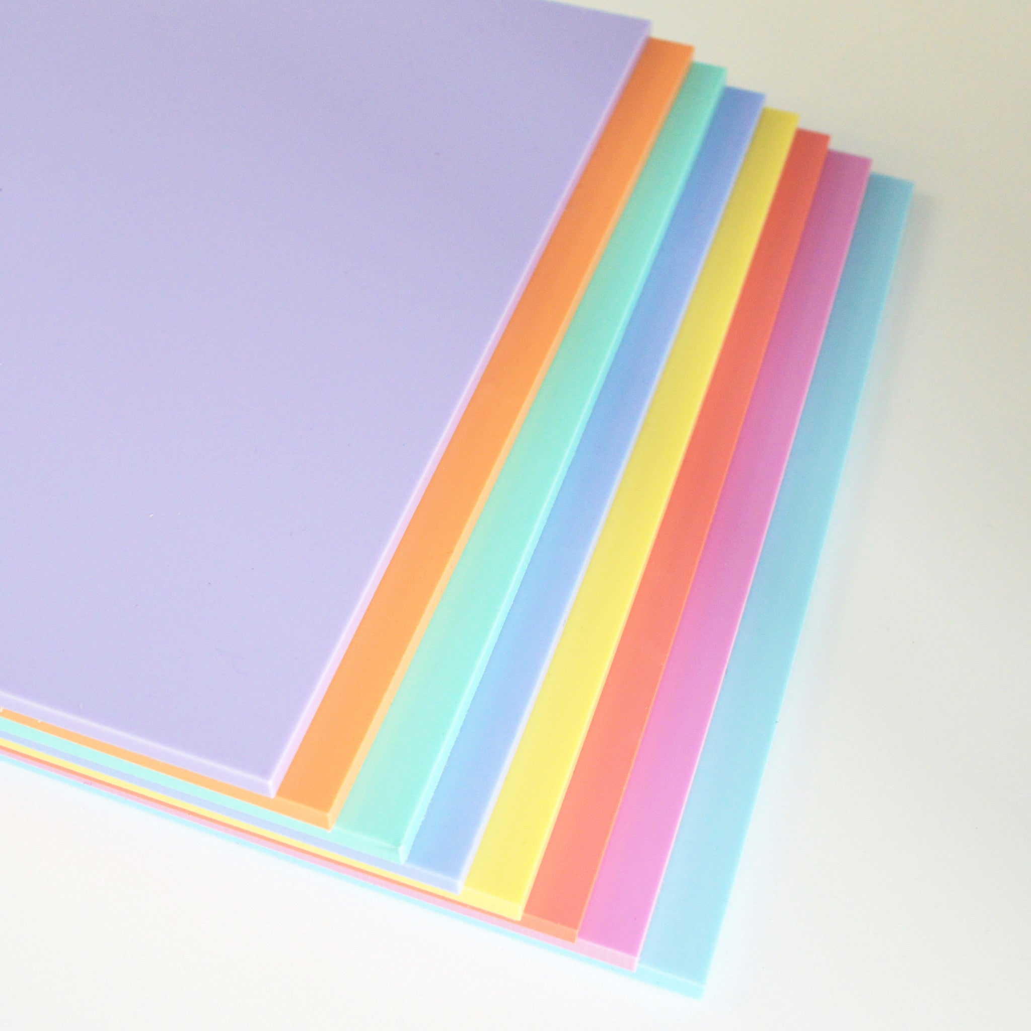 3MM ACRYLIC PASTEL CANDYFLOSS BLUE Sketch Laser Cutting